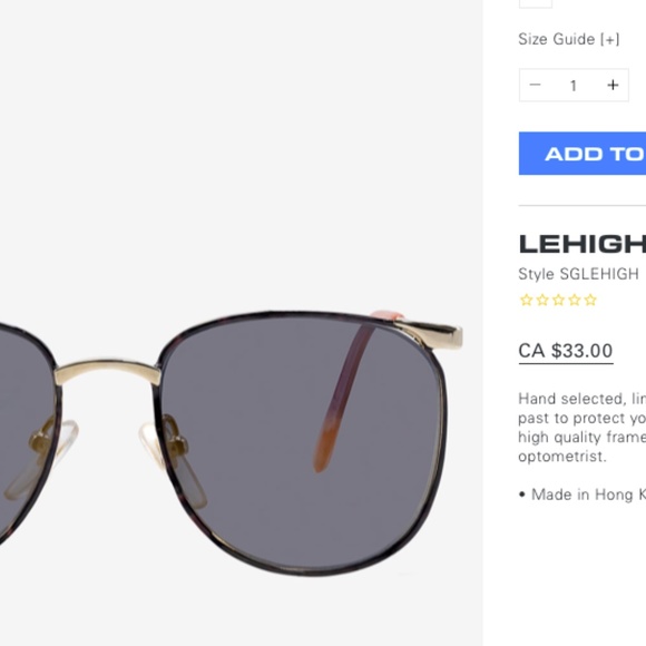Los Angeles Apparel Lehigh Sunglasses - Picture 2 of 3
